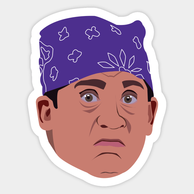 Prison Mike Sticker by Cat Bone Design